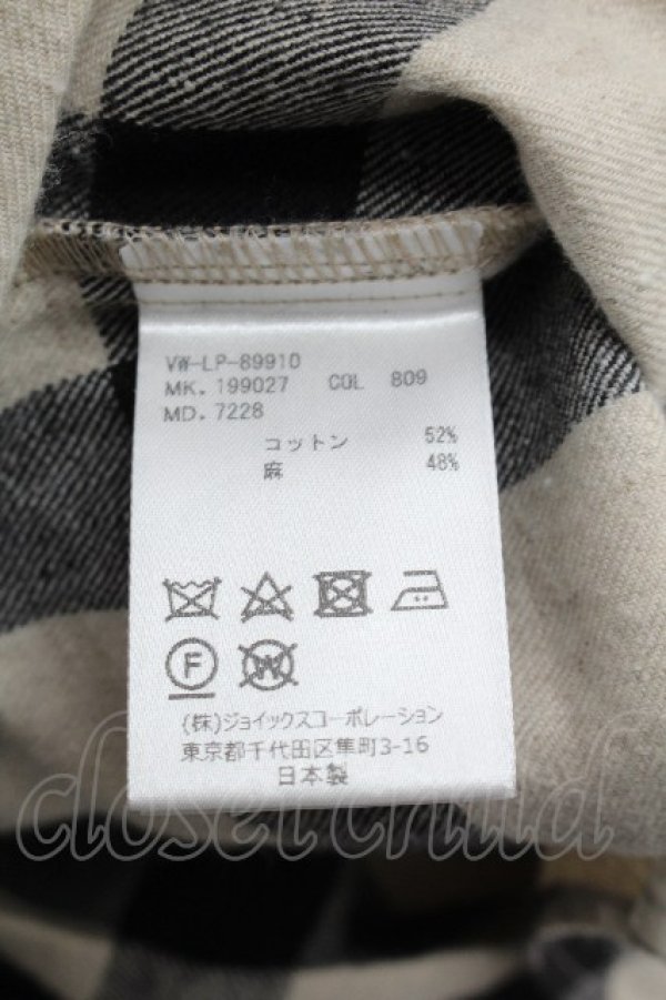 画像7: ヴィヴィアンウエストウッド MAN 中古 / ロングチェックシャツ 46 オフｘ黒  S-26-03-22-022-op-AS-ZS (7)