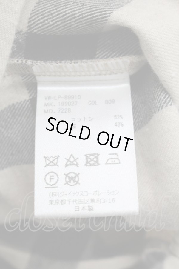 画像7: ヴィヴィアンウエストウッド MAN 中古 / ロングチェックシャツ 46 オフｘ黒  S-26-03-22-022-op-AS-ZH (7)