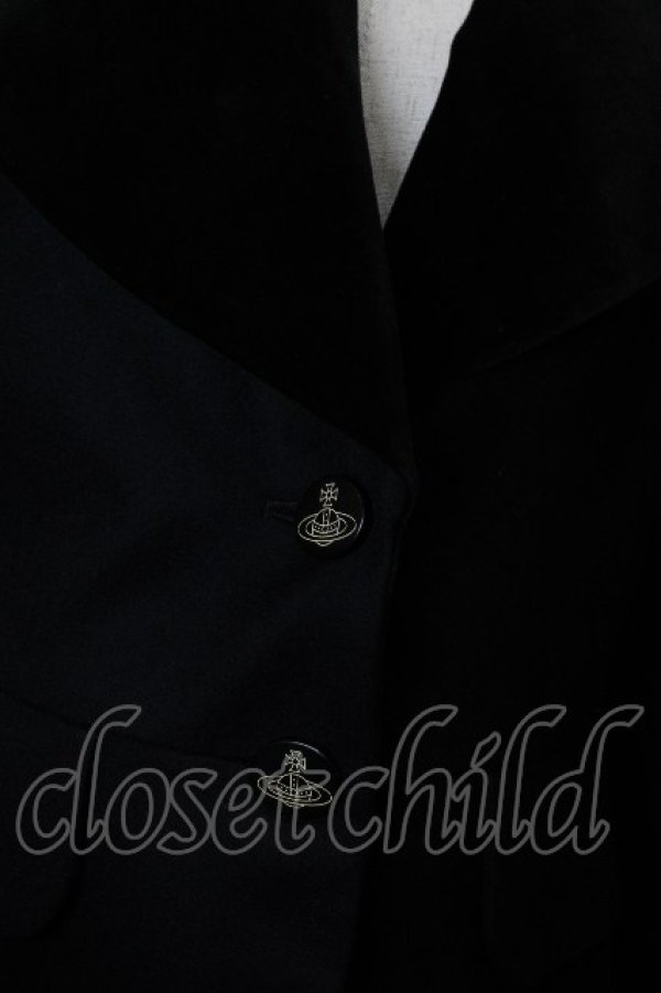 画像5: ヴィヴィアンウエストウッド 中古 / ラブジャケット 03 黒ｘ黒  S-26-03-22-024-jc-HR-ZS (5)