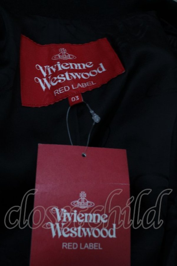 画像6: ヴィヴィアンウエストウッド 中古 / ラブジャケット 03 黒ｘ黒  S-26-03-22-024-jc-HR-ZS (6)