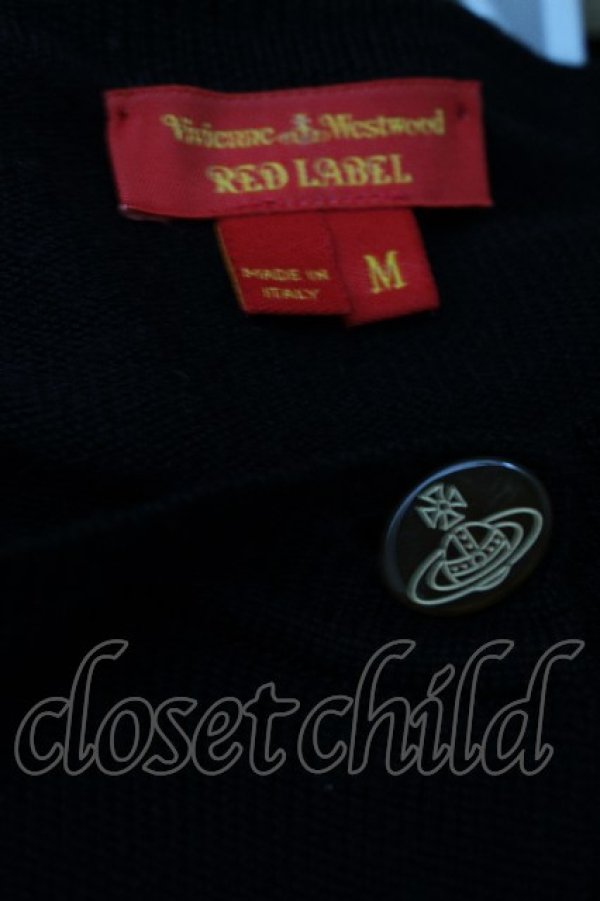 画像5: ヴィヴィアンウエストウッド 中古 / カラーオーブ刺繍ロングカーディガン M 黒  S-26-03-22-025-bl-AS-ZS (5)