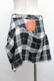 画像7: ヴィヴィアンウエストウッド 中古 / タータンチェックラブ襟ジャケット&変形スカートセットアップ  グリーン  S-26-03-22-029-jc-HR-ZS (7)