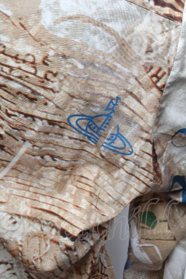 画像5: ヴィヴィアンウエストウッド 中古 / DRUKNEN シャツ 42 ブラウン  S-26-03-22-030-bl-SZ-ZS (5)