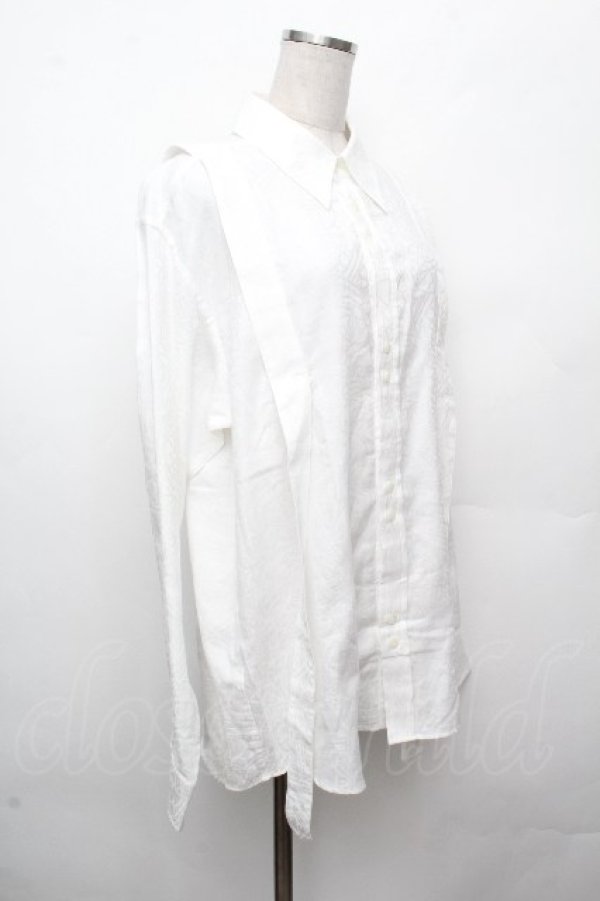 画像3: ヴィヴィアンウエストウッド MAN 中古 / RANDOM LINE ORB サスペンダーシャツ 44 白  S-26-03-22-005-bl-AS-ZS (3)