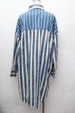 画像3: ヴィヴィアンウエストウッド MAN 中古 / ストライプロングシャツ  青ｘオフ  S-26-03-22-037-bl-AS-ZS (3)