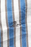 画像5: ヴィヴィアンウエストウッド MAN 中古 / ストライプロングシャツ  青ｘオフ  S-26-03-22-037-bl-AS-ZS (5)