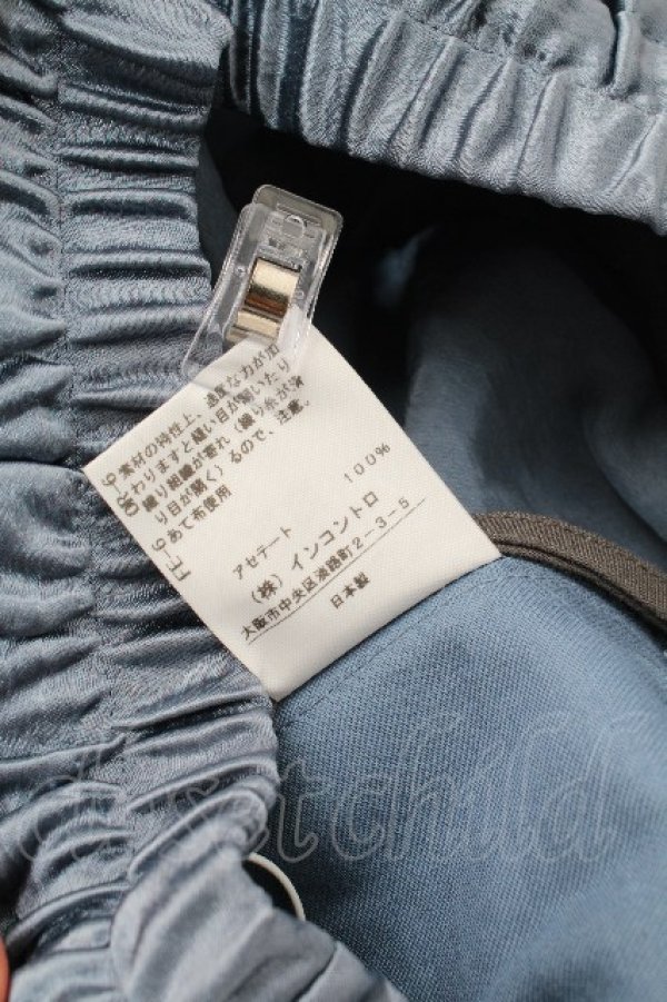 画像4: ヴィヴィアンウエストウッド 中古 / アセテートサテンアシンメトリーイージーコクーンスカート  ブルー  S-26-03-22-039-sk-AS-ZS (4)