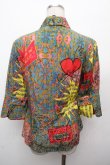 画像2: ヴィヴィアンウエストウッド 中古 / ティーガーデンシャツ 40 ブルー  S-26-03-22-006-bl-SZ-ZS (2)