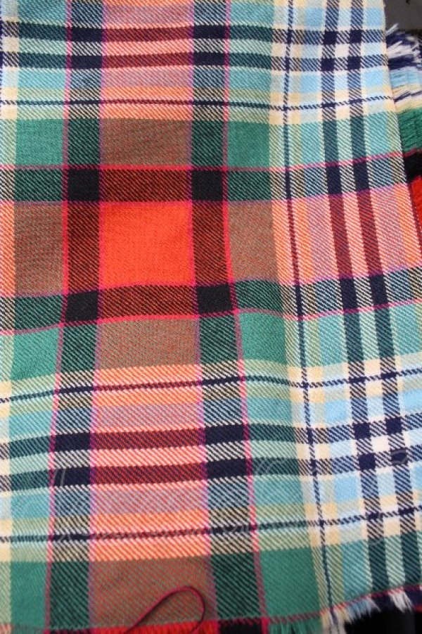 画像5: Worlds End 中古 //キルトスカート III グリーンｘ赤  S-26-03-22-043-sk-AS-ZS (5)