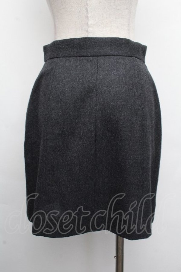 画像3: ヴィヴィアンウエストウッド 中古 / フロントボタンスカート 1 グレー  S-26-03-22-044-sk-AS-ZS (3)