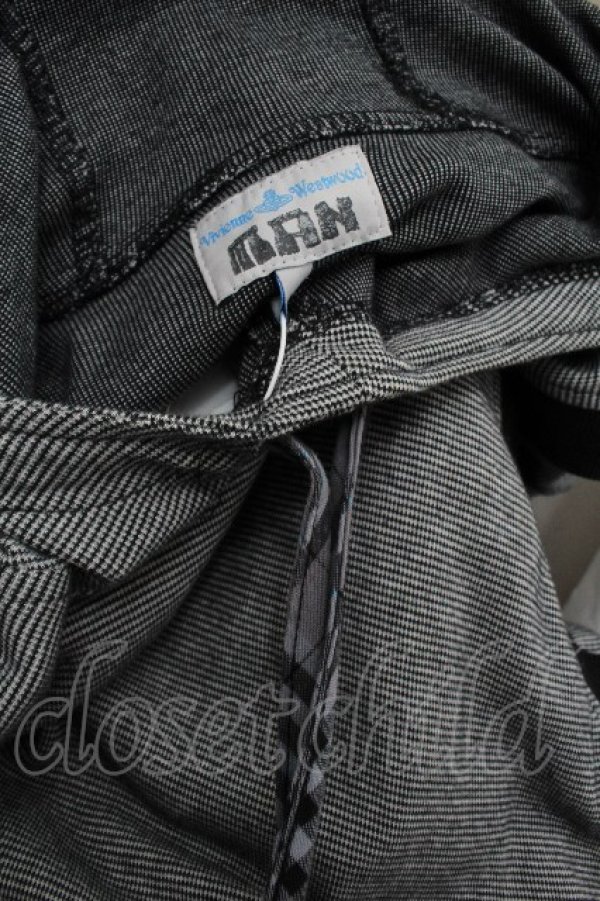 画像6: ヴィヴィアンウエストウッド MAN 中古 / オーブ刺繍切替プルオーバー M グレー  S-26-03-22-014-ts-HR-ZS (6)