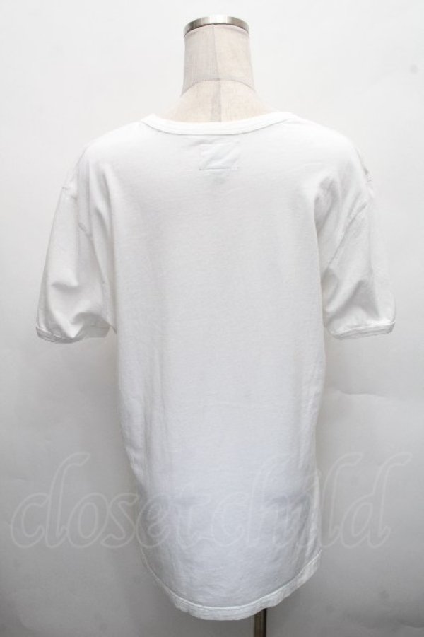 画像2: ANGLOMANIA 中古 / TS/オーブプリントTシャツ L 白  S-26-04-12-027-ts-AS-ZS (2)
