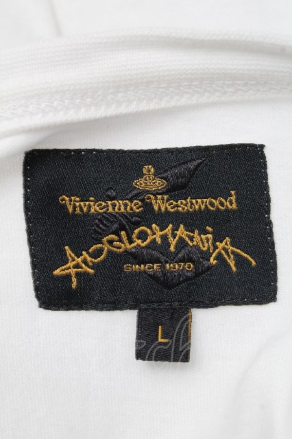 画像4: ANGLOMANIA 中古 / TS/オーブプリントTシャツ L 白  S-26-04-12-027-ts-AS-ZS (4)