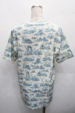 画像2: ヴィヴィアンウエストウッド 中古 / toile de jouy Tシャツ S オフｘブルー  S-26-04-12-030-ts-AS-ZS (2)