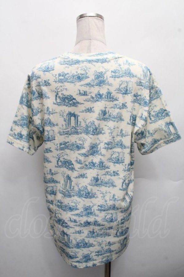 画像2: ヴィヴィアンウエストウッド 中古 / toile de jouy Tシャツ S オフｘブルー  S-26-04-12-030-ts-AS-ZS (2)