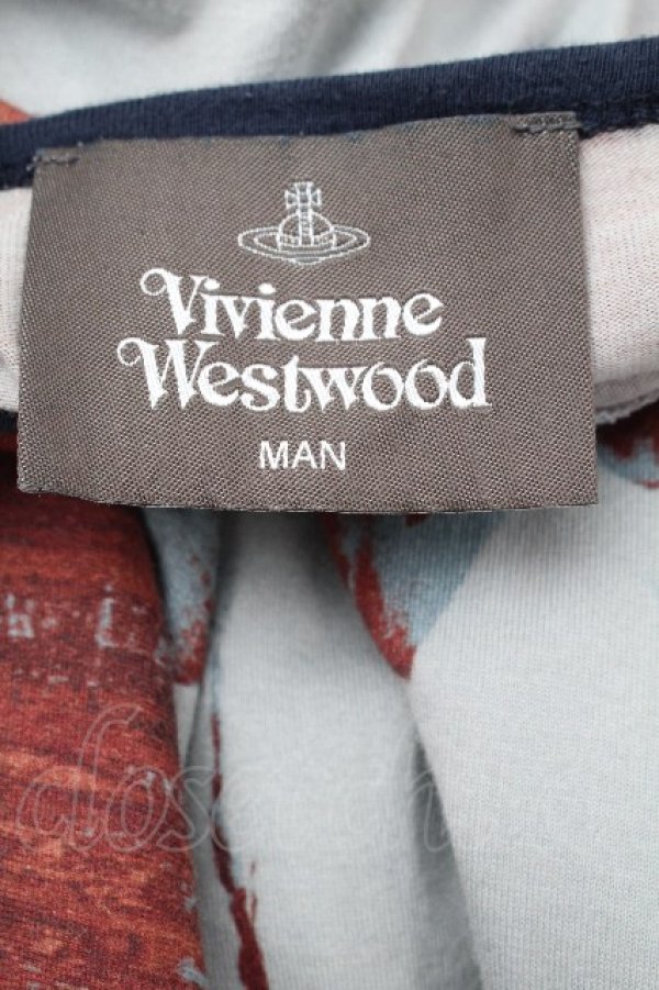画像4: ヴィヴィアンウエストウッド MAN 中古 / ブラッシュストロークORBビッグTシャツ   S-26-04-12-037-bl-AS-ZS (4)