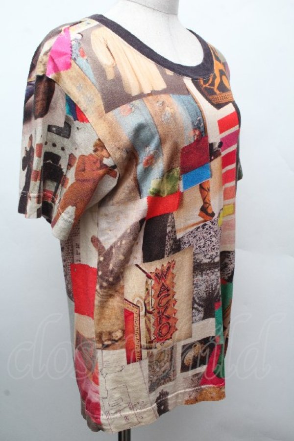 画像3: ヴィヴィアンウエストウッド MAN 中古 / MOODBOARDptTシャツ 42 マルチ  S-26-04-12-042-ts-AS-ZS (3)