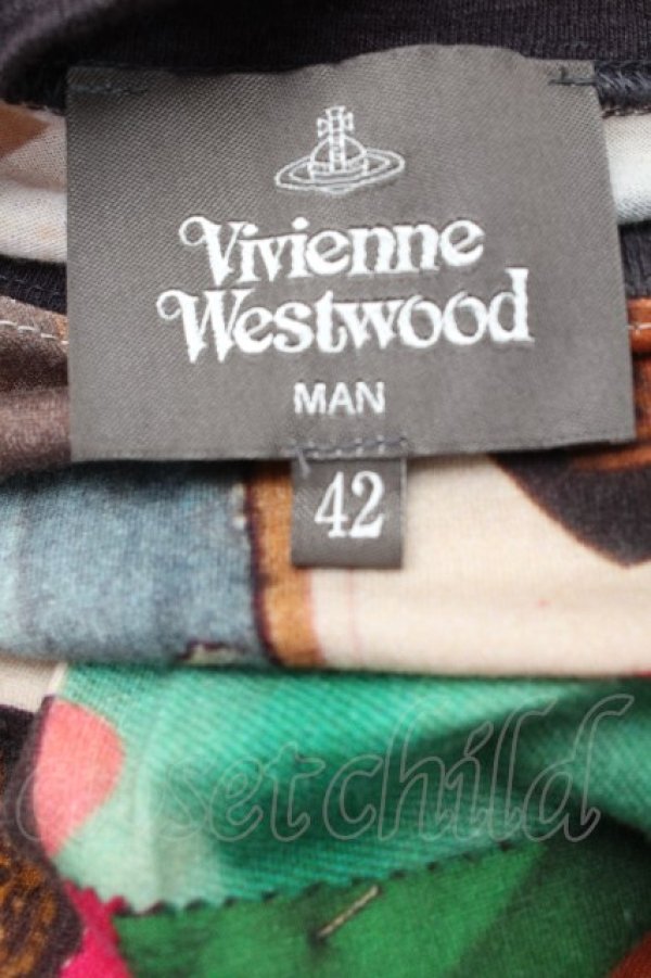 画像4: ヴィヴィアンウエストウッド MAN 中古 / MOODBOARDptTシャツ 42 マルチ  S-26-04-12-042-ts-AS-ZS (4)