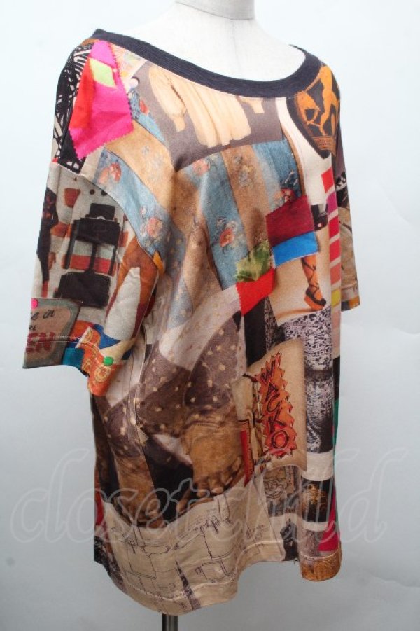 画像3: ヴィヴィアンウエストウッド MAN 中古 / MOODBOARD PRINT オーバーサイズシャツ 48  S-26-04-12-043-bl-AS-ZS (3)