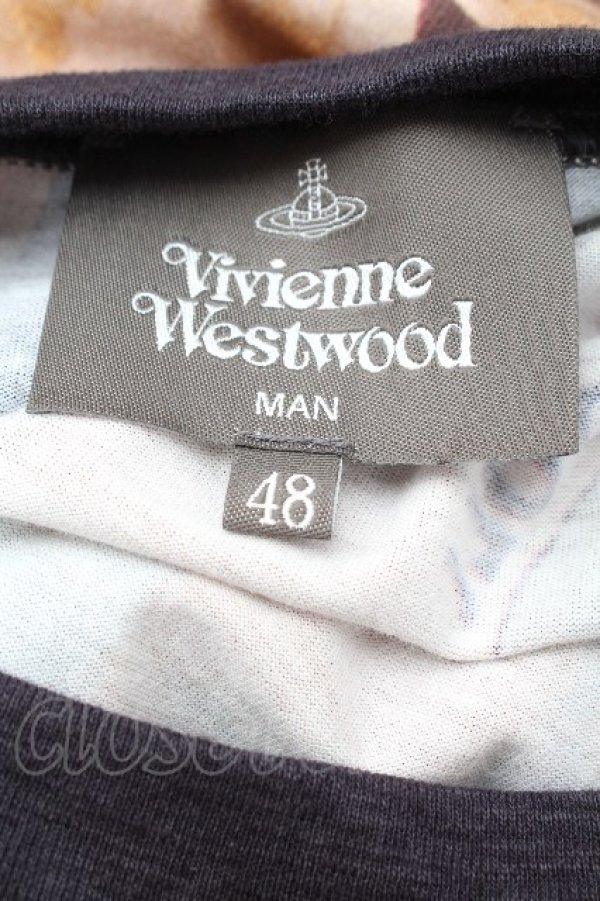 画像4: ヴィヴィアンウエストウッド MAN 中古 / MOODBOARD PRINT オーバーサイズシャツ 48  S-26-04-12-043-bl-AS-ZS (4)