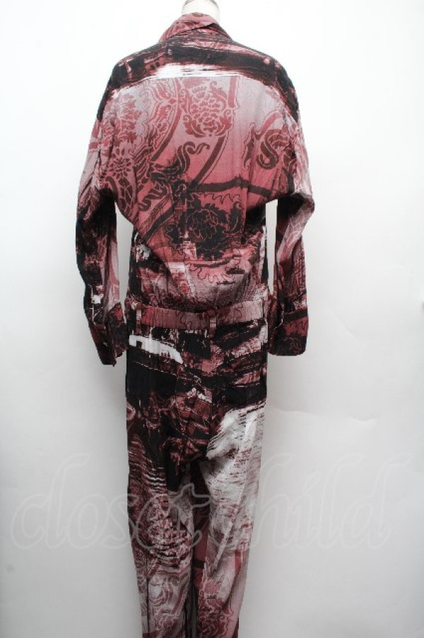 画像2: ヴィヴィアンウエストウッド 中古 / London bridgeオールインワン M ワイン  S-26-04-12-048-op-AS-ZS (2)
