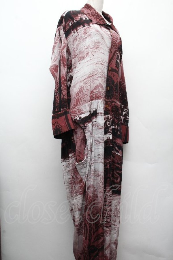 画像3: ヴィヴィアンウエストウッド 中古 / London bridgeオールインワン M ワイン  S-26-04-12-048-op-AS-ZS (3)