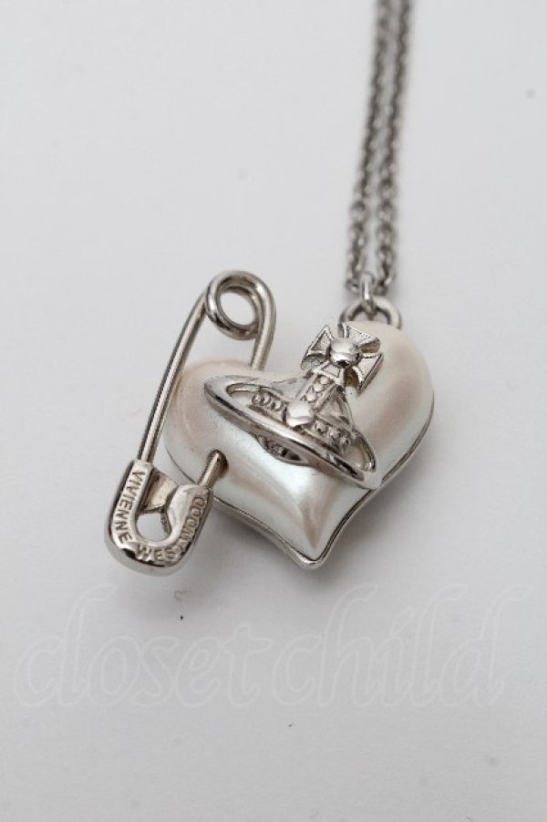 画像2: ヴィヴィアンウエストウッド 中古 / ORIETTAネックレス  シルバー  S-26-04-22-031-nl-AS-ZS (2)