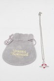 画像4: ヴィヴィアンウエストウッド 中古 / ディアマンテハートスタッドネックレス  ピンク  S-26-04-22-032-nl-AS-ZS (4)