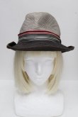 画像2: ヴィヴィアンウエストウッド MAN 中古 / バイカラーハット  ブラウンｘベージュ  S-26-04-22-033-gd-AS-ZS (2)