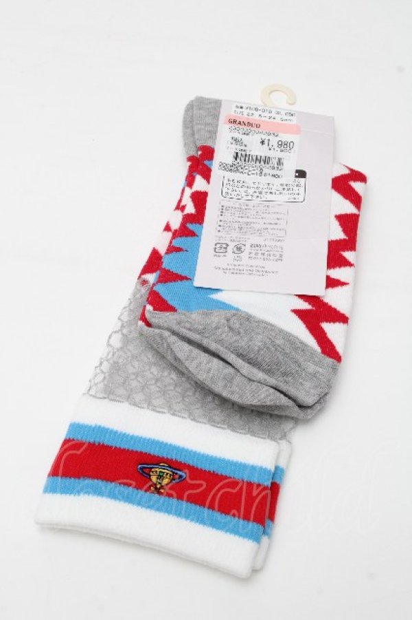 画像2: ヴィヴィアンウエストウッド 中古 / 靴下  白  S-26-04-22-004-gd-AS-ZS (2)