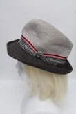 画像3: ヴィヴィアンウエストウッド MAN 中古 / バイカラーハット  ブラウンｘベージュ  S-26-04-22-033-gd-AS-ZS (3)