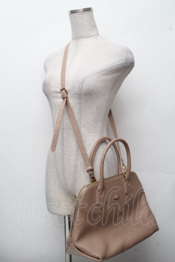 画像7: ヴィヴィアンウエストウッド 中古 / BABALMORAL HANDBAG  ベージュ  S-26-04-22-037-ba-AS-ZS (7)