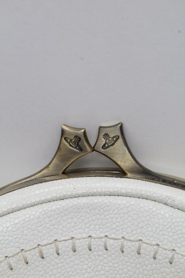 画像3: ヴィヴィアンウエストウッド 中古 / カラーオーブラウンドショルダーバッグ  白  S-26-04-22-039-ba-AS-ZS (3)