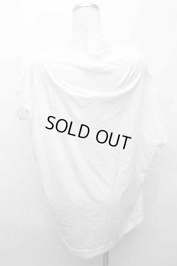 画像2: ヴィヴィアンウエストウッド 中古 / テディベアオーブプリントTシャツ  白  S-26-04-22-041-ts-AS-ZS (2)