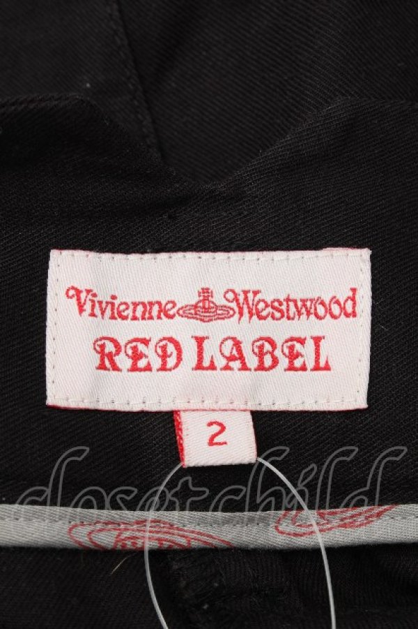 画像4: ヴィヴィアンウエストウッド 中古 / タックハーフパンツ 2 黒  S-26-04-22-047-pa-AS-ZS (4)