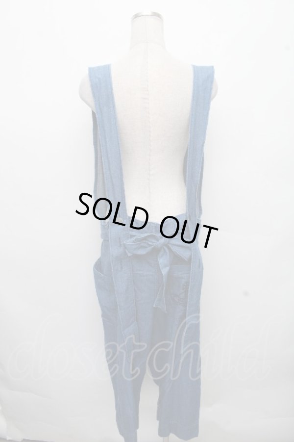 画像2: ヴィヴィアンウエストウッド 中古 //デニムサロペット 00 ブルー  S-26-04-22-049-op-AS-ZS (2)