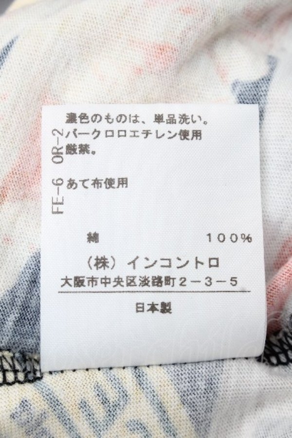 画像5: ANGLOMANIA 中古 / フラワーテープカットソー 38 黒  S-26-04-22-050-to-AS-ZS (5)