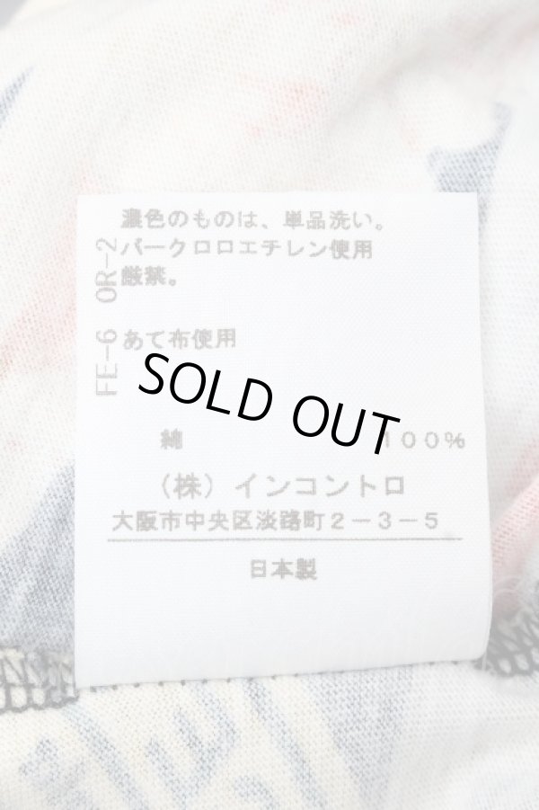 画像5: ANGLOMANIA 中古 / フラワーテープカットソー 38 黒  S-26-04-22-050-to-AS-ZS (5)