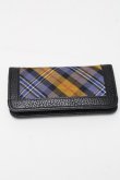 画像2: ヴィヴィアンウエストウッド 中古 / タータンチェックキーケース  青ｘ?  S-26-04-22-015-gd-AS-ZS (2)