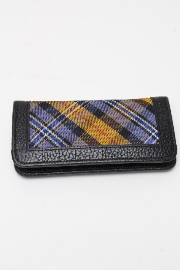 画像2: ヴィヴィアンウエストウッド 中古 / タータンチェックキーケース  青ｘ?  S-26-04-22-015-gd-AS-ZS (2)