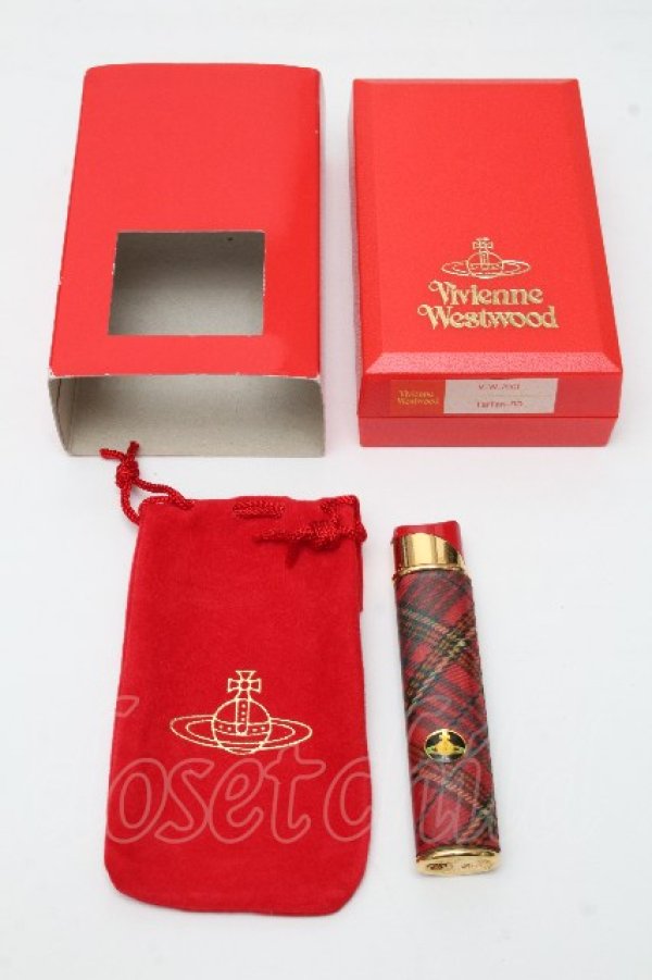 画像3: ヴィヴィアンウエストウッド 中古 / レッドマックマラタータンガスライター  赤  S-26-04-22-017-gd-AS-ZS (3)