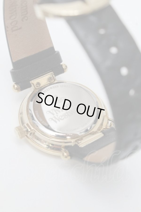 画像4: ヴィヴィアンウエストウッド 中古 / オーブシルエットウォッチ  黒  S-26-04-22-019-ac-AS-ZS (4)