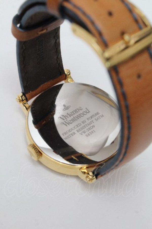 画像3: ヴィヴィアンウエストウッド 中古 / fOLLOW THE STARSウォッチ  ブラウンｘ紺  S-26-04-22-020-ac-AS-ZS (3)