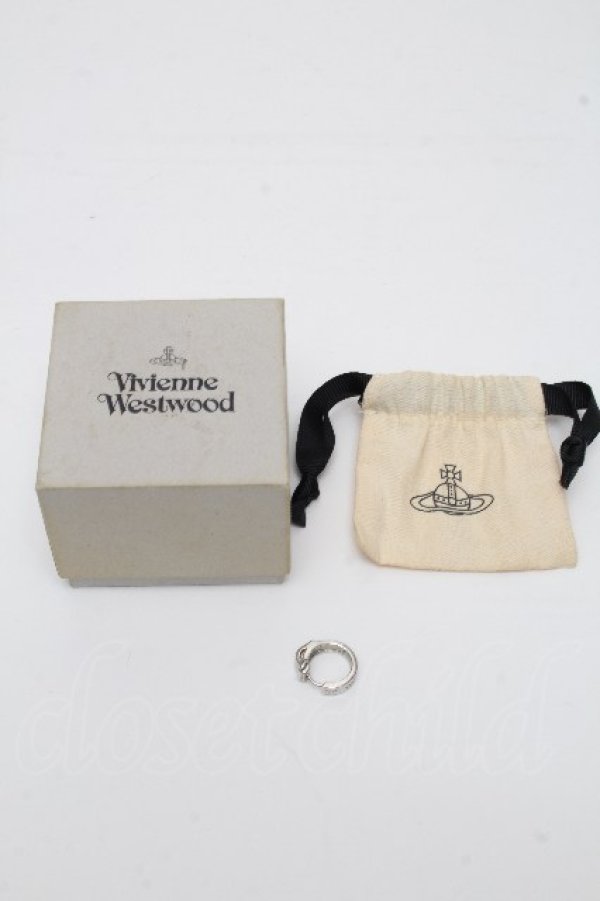 画像4: ヴィヴィアンウエストウッド MAN 中古 / BOBBYシングルフープピアス  シルバー  S-26-04-22-023-er-HR-ZS (4)