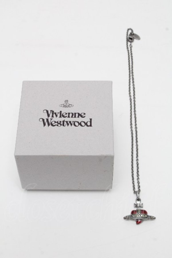 画像4: ヴィヴィアンウエストウッド 中古 / ディアマンテネックレス  赤  S-26-04-22-028-ac-AS-ZS (4)
