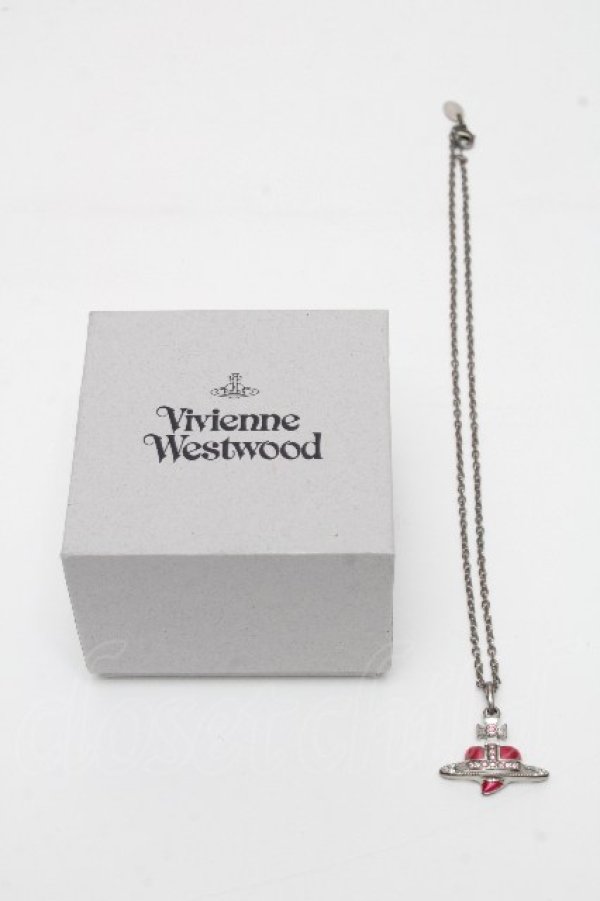 画像4: ヴィヴィアンウエストウッド 中古 / ディアマンテネックレス  ピンク  S-26-04-22-029-ac-AS-ZS (4)
