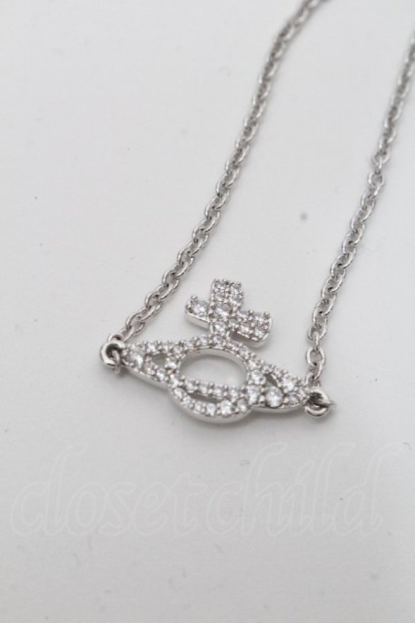 画像2: ヴィヴィアンウエストウッド 中古 / レオニーオーブブレスレット  シルバー  S-26-04-29-030-ac-AS-ZS (2)