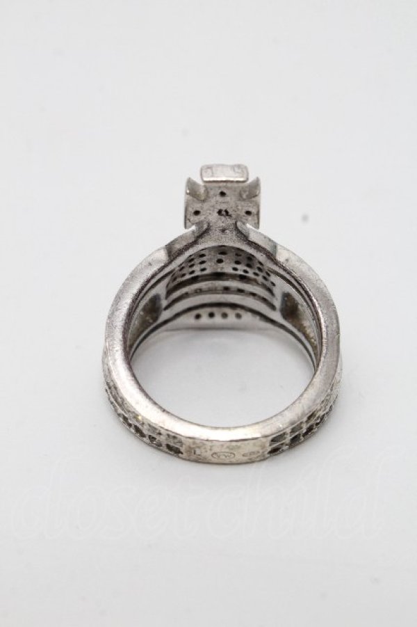 画像2: ヴィヴィアンウエストウッド 中古 / オーブリング L(12号) シルバー  S-26-04-29-031-ac-HR-ZS (2)