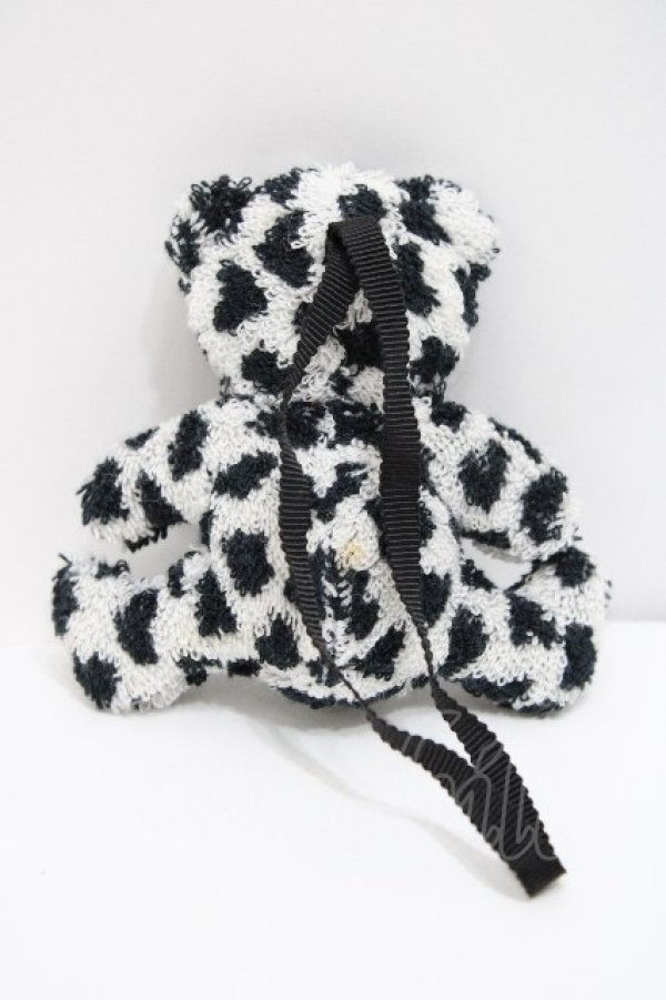 画像2: ヴィヴィアンウエストウッド 中古 / テディベアチャーム付タオルチーフ    S-26-04-29-004-gd-AS-ZS (2)