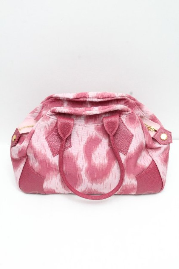 画像2: ヴィヴィアンウエストウッド 中古 / レオパードヤスミンバッグ  ピンク  S-26-04-29-038-ba-AS-ZS (2)